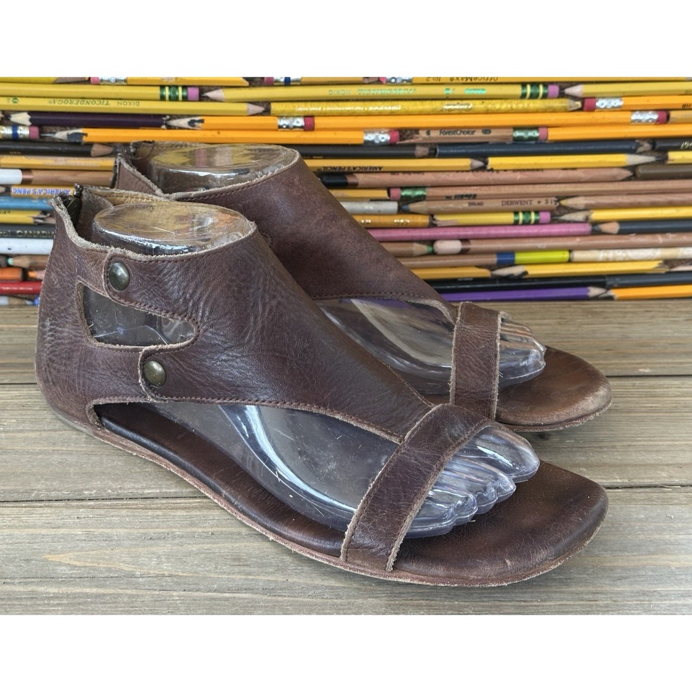 Bed Stu Soto Gladiator Sandals Boho Womens 10 Brown Excellent